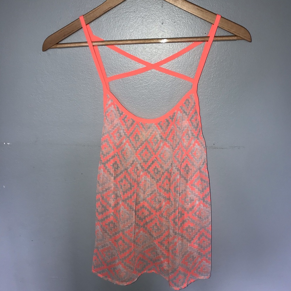 💕Vera Wang Hot Pink Tank Top